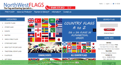 Desktop Screenshot of nwflags.co.uk